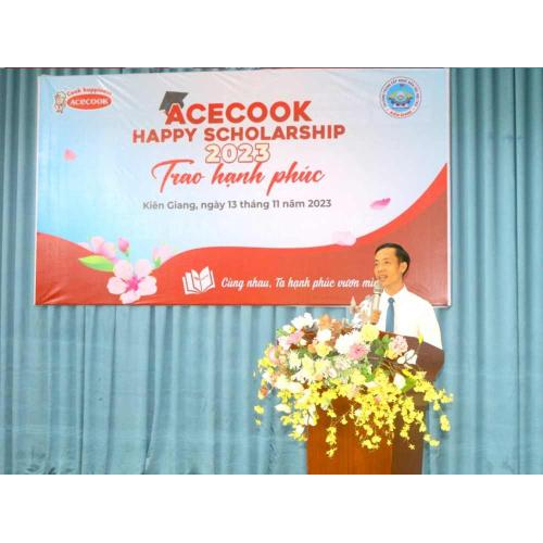 Trường Trung Cấp Nghề Dân Tộc Nội Trú Kiên Giang Tiếp Nhận Học Bổng Acecook Happy Scholarship